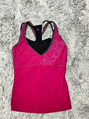 BETTER BODIES Fuchsia Pink Racerback Tank Top